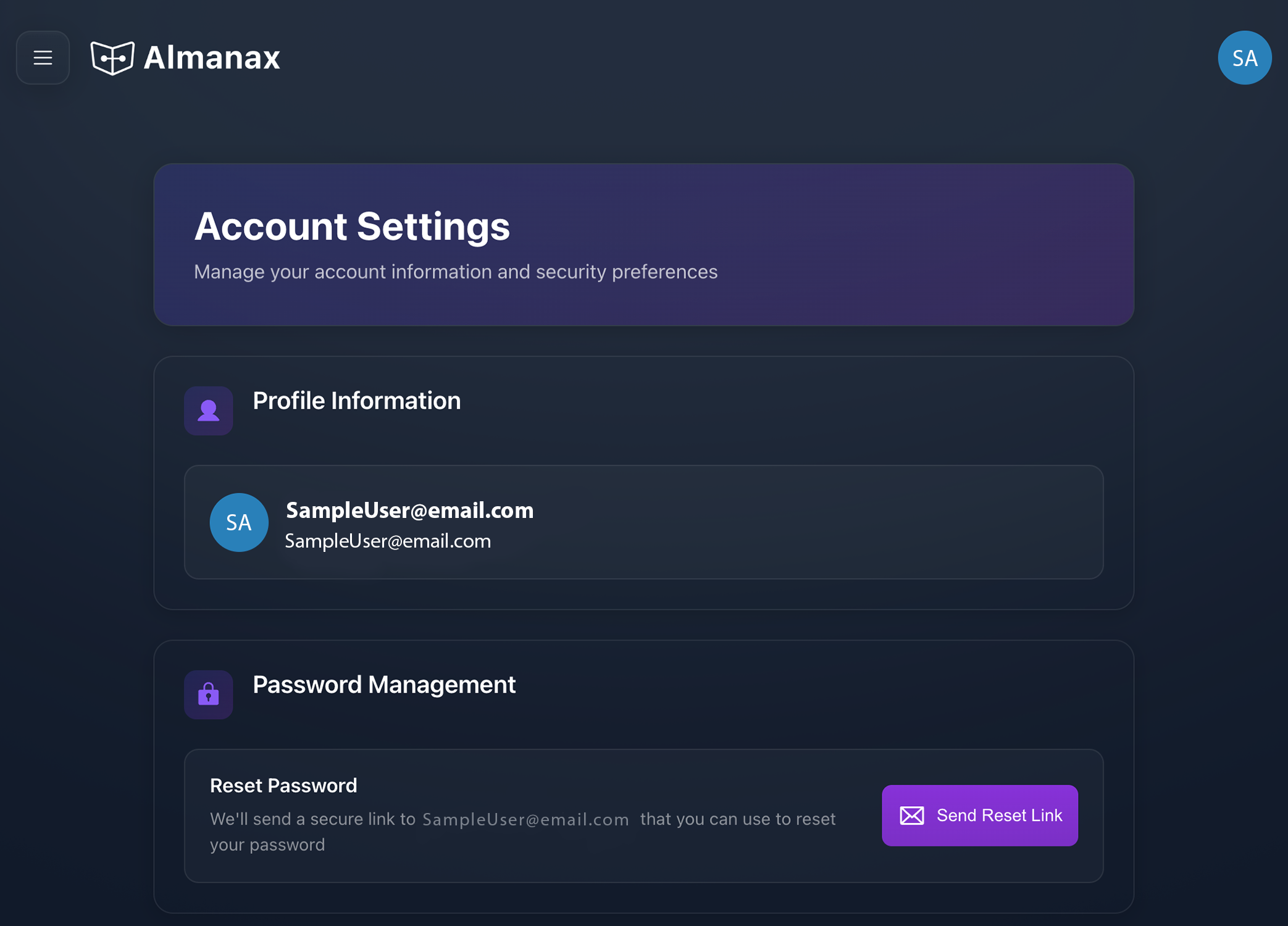 Account Settings