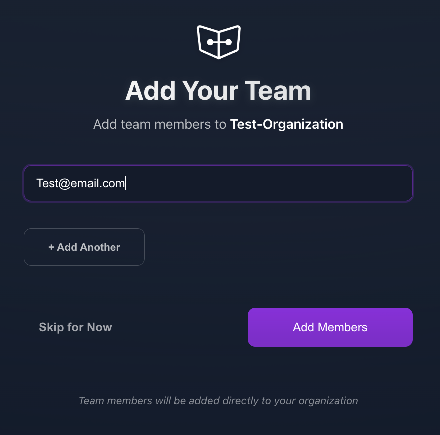 Add Your Team