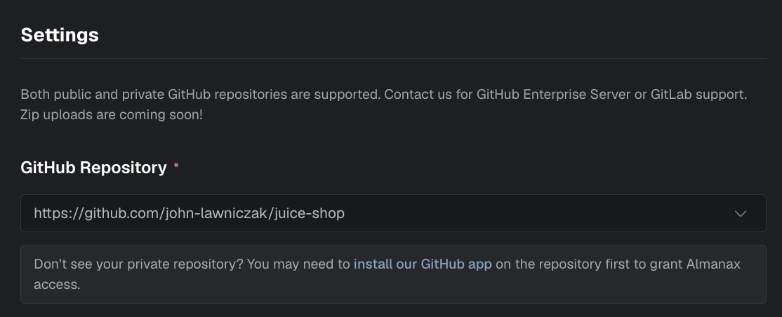 Private Repo