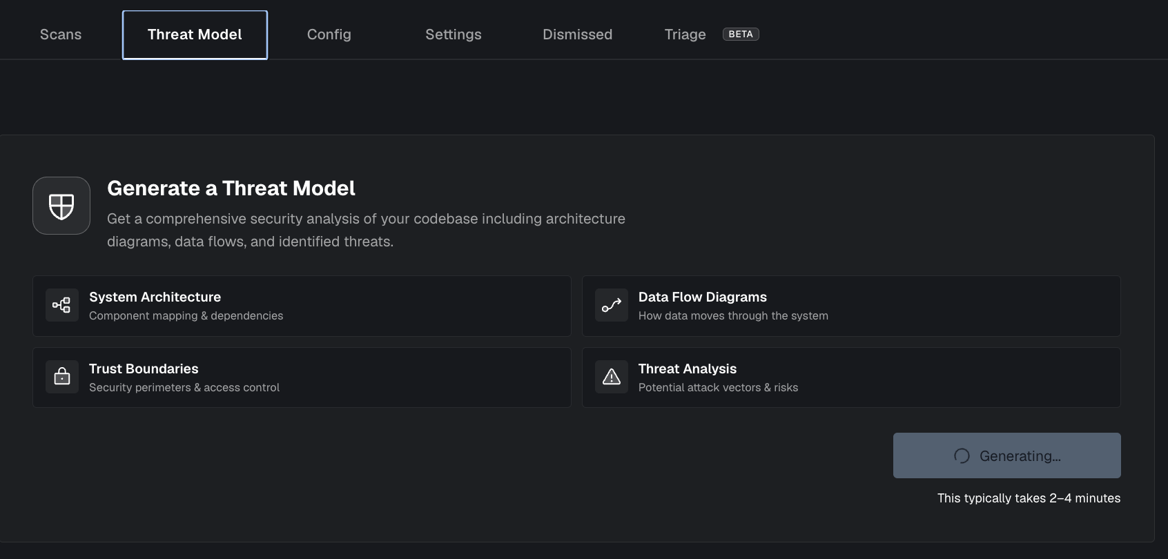 Threat Model generation